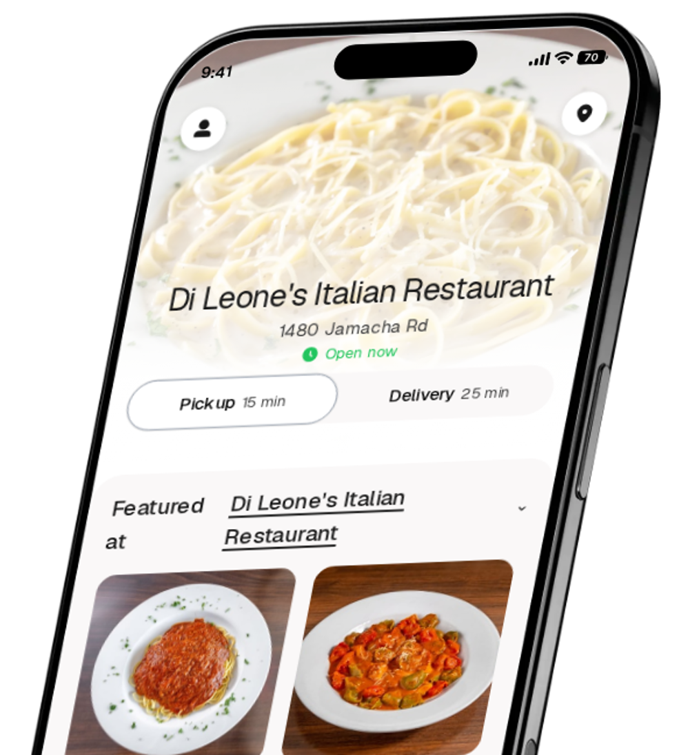 Di Leone's Italian Restaurant app preview
