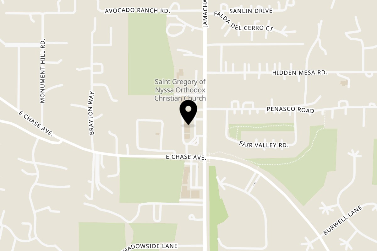 Map showing the location of Di Leone's Italian Restaurant on 1480 Jamacha Rd in El Cajon